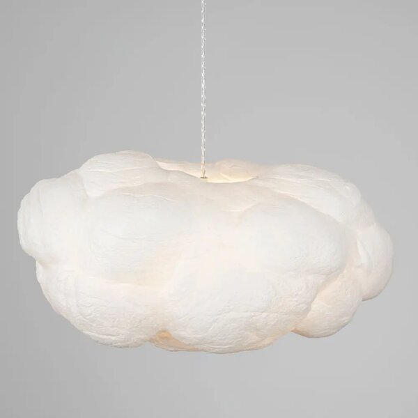Nova Luce Bílé závěsné světlo Cloud 60 cm