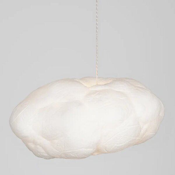 Nova Luce Bílé závěsné světlo Cloud 80 cm