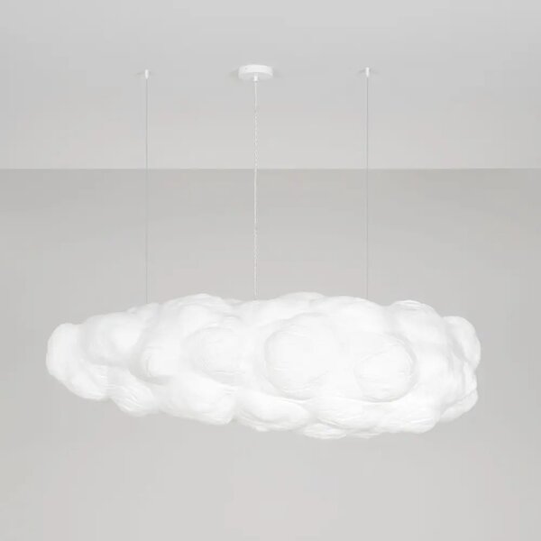 Nova Luce Bílé závěsné světlo Cloud 150 cm