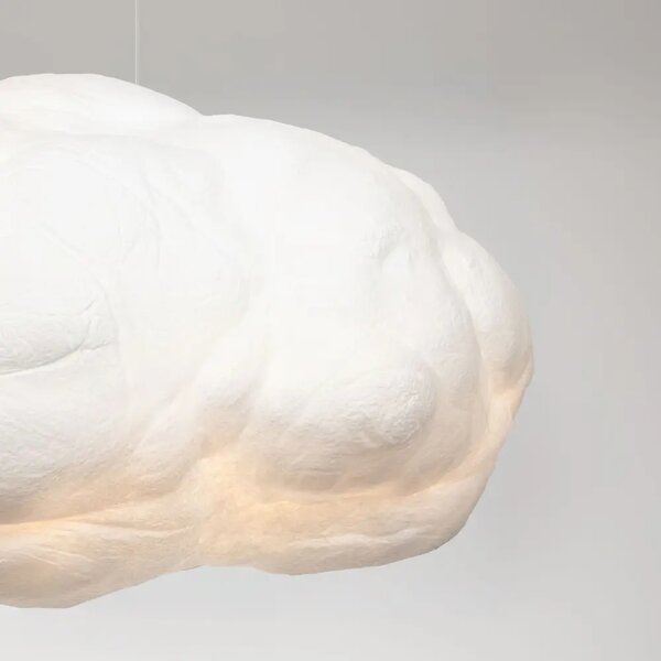Nova Luce Bílé závěsné světlo Cloud 100 cm