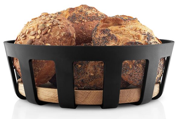 Eva Solo Černý bambusový košík na pečivo Nordic Kitchen 22 cm