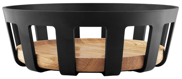 Eva Solo Černý bambusový košík na pečivo Nordic Kitchen 22 cm