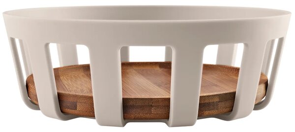 Eva Solo Béžový bambusový košík na pečivo Nordic Kitchen 22 cm