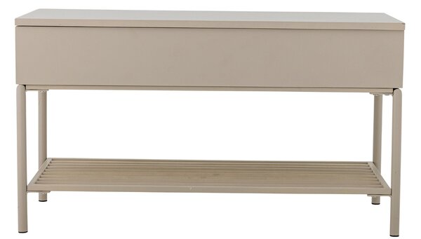 Bloomingville Béžová lakováná lavice Aveline 80 cm s úložným prostorem