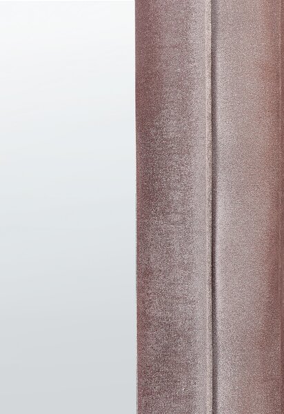 Zrcadlo CULAN 60 cm 160 cm Umělý samet Růžová