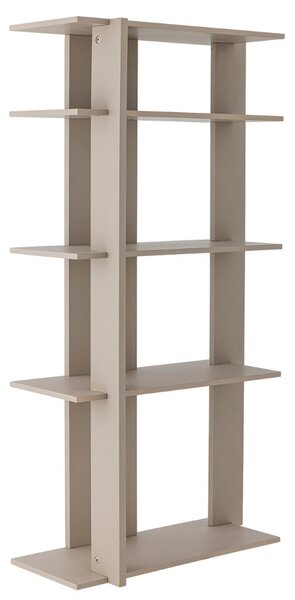 Bloomingville Šedý lakovaný regál Norvida 64 × 29 cm