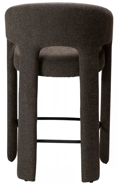​​​​​Dan-Form Hnědá bouclé barová židle Splendor 67 cm