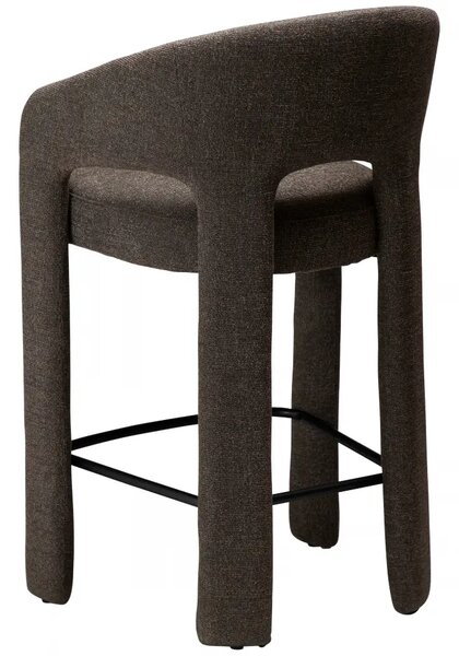 ​​​​​Dan-Form Hnědá bouclé barová židle Splendor 67 cm