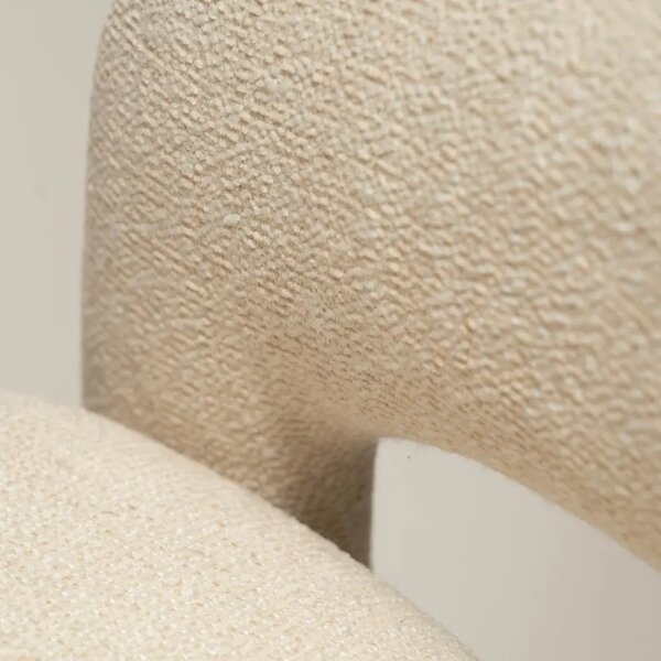 ​​​​​Dan-Form Krémově bílá bouclé barová židle Splendor 67 cm