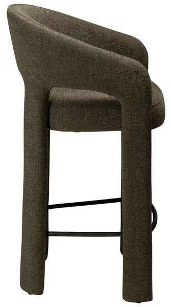 ​​​​​Dan-Form Zelená bouclé barová židle Splendor 67 cm