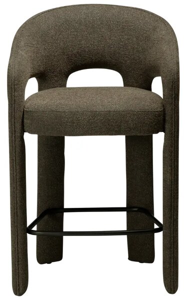 ​​​​​Dan-Form Zelená bouclé barová židle Splendor 67 cm