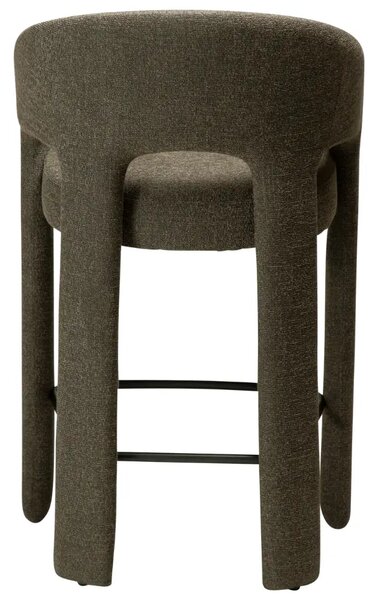 ​​​​​Dan-Form Zelená bouclé barová židle Splendor 67 cm