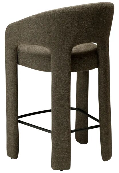 ​​​​​Dan-Form Zelená bouclé barová židle Splendor 67 cm