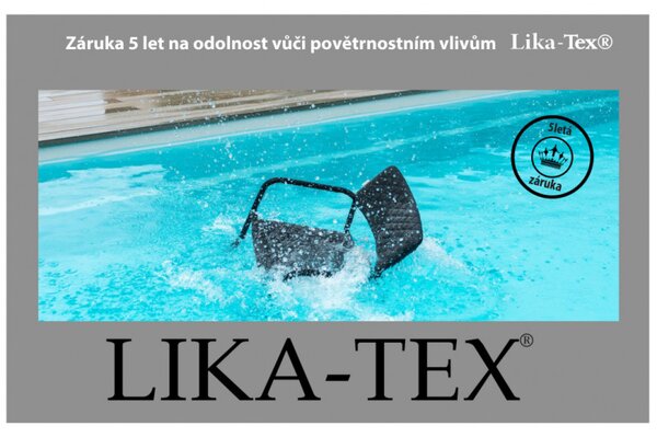 Doppler Melia LIKA-TEX® antracit - luxusní zahradní souprava