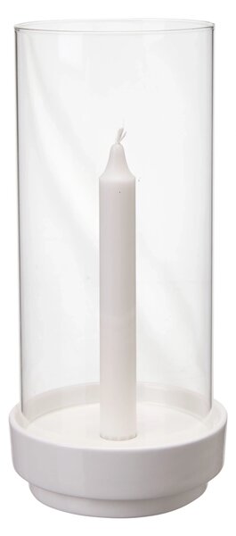 Keramický svícen se stínítkem Mette White 27 cm Wikholm Form