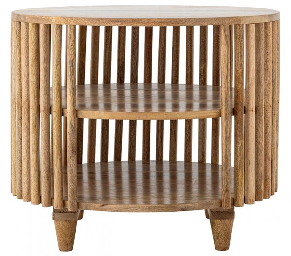 Bloomingville Dřevěný konferenční stolek Sali ⌀60 cm