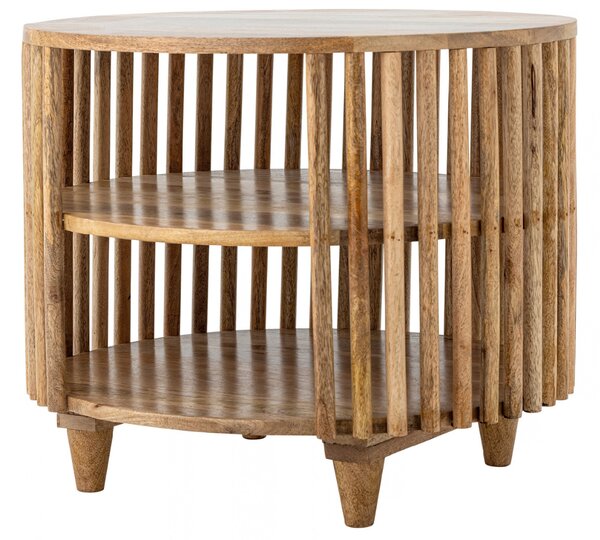 Bloomingville Dřevěný konferenční stolek Sali ⌀60 cm