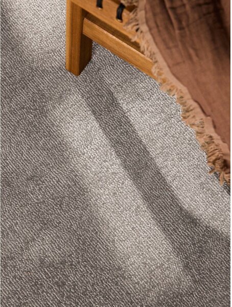 Šedý ručně tkaný kulatý koberec s příměsí vlny ø 160 cm Kari Organic – Villeroy&Boch