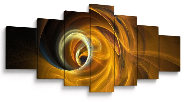 Obraz - Abstrakce v pohybu (210x100 cm)