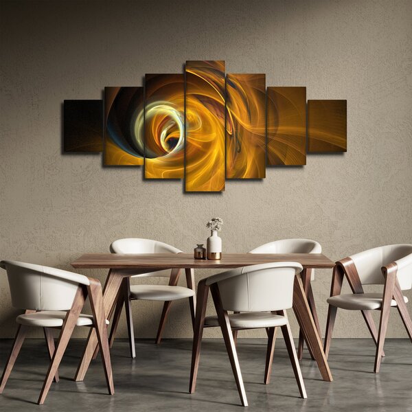 Obraz - Abstrakce v pohybu (210x100 cm)