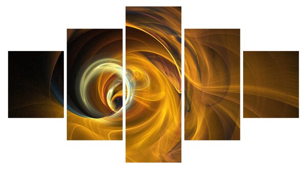 Obraz - Abstrakce v pohybu (125x70 cm)