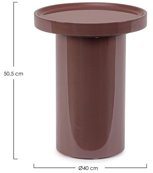 Bizzotto Terakotový odkládací stolek Otilia Ø40 cm