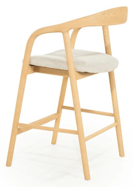 Eleonora Dřevěná barová židle Rayven 65 cm