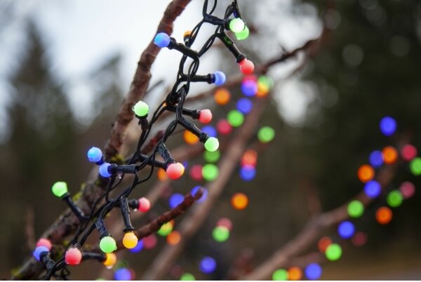 Eglo -LED Venkovní vánoční řetěz BERRY MINI 700xLED/8 funkcí 19m multicolor IP44