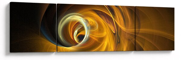 Obraz - Abstrakce v pohybu (170x50 cm)