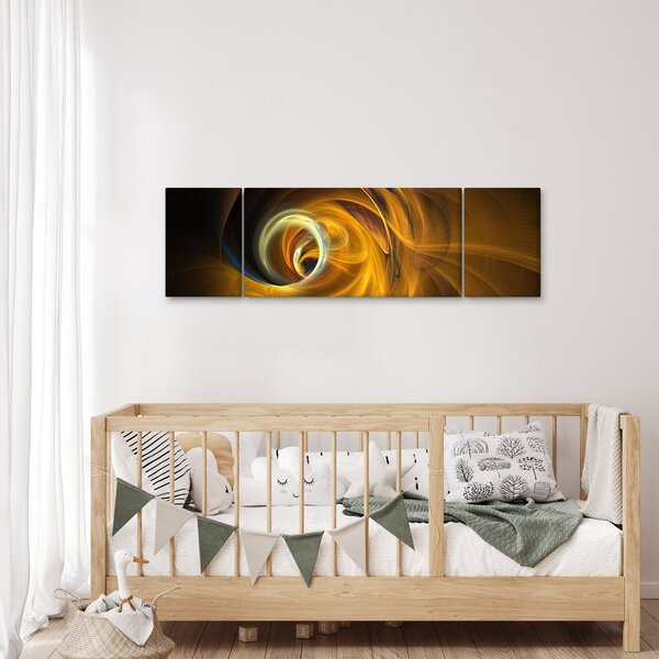 Obraz - Abstrakce v pohybu (170x50 cm)