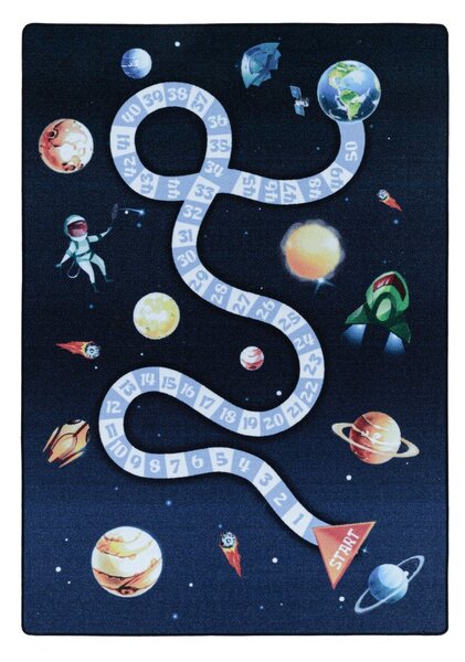 Tmavě modrý dětský koberec 140x200 cm Play Space – Ayyildiz Carpets
