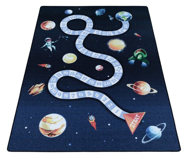 Tmavě modrý dětský koberec 140x200 cm Play Space – Ayyildiz Carpets