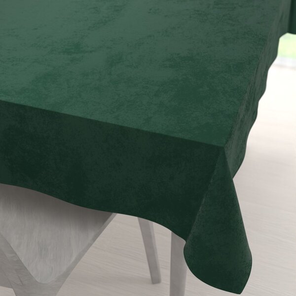 Biante Velký sametový obdélníkový ubrus Velvet Premium SVP-040 Lesní zelená 200x240 cm