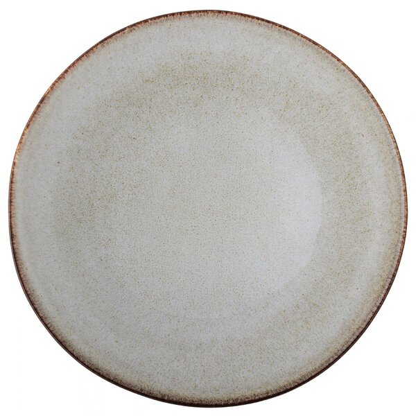 Bloomingville Béžová kameninová servírovací miska Sandrine 26,5 cm