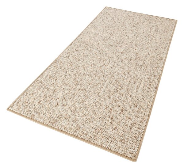 Světle hnědý běhoun 80x200 cm Wolly – BT Carpet