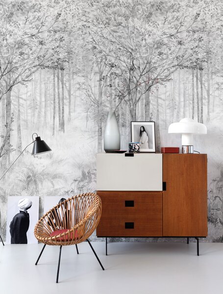 Obrazová vliesová tapeta na zeď, Les, stromy, ML2802, Mural Young Edition, Grandeco