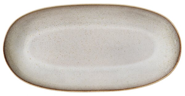 Bloomingville Béžový kameninový servírovací talíř Sandrine 42 cm