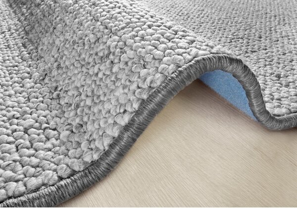 Šedý běhoun 80x300 cm Wolly – BT Carpet