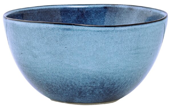 Bloomingville Modrá kameninová miska Sandrine 15 cm