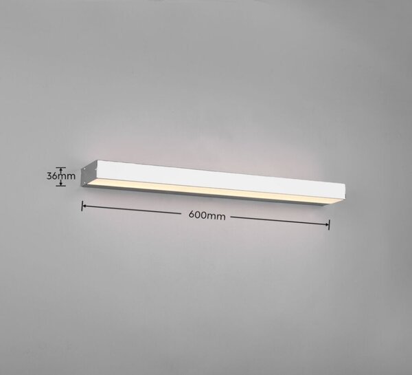 TRIO 283916006 ROCCO nástěnné svítidlo LED 8W/800lm 3000K IP44 chrom
