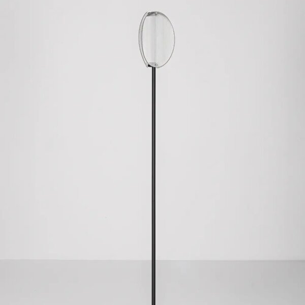 Nova Luce Kouřově šedá stojací LED lampa Noir 150 cm