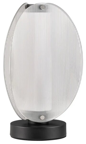 Nova Luce Kouřově šedá stolní LED lampa Noir