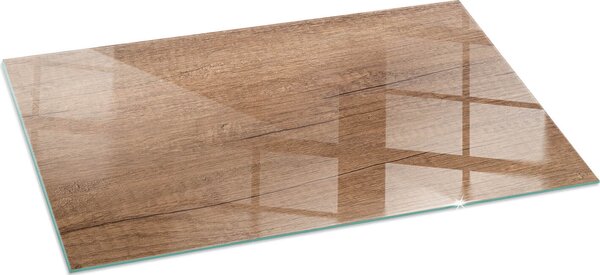 Sklenná podlahová deska 120x60 cm - Krbová deska sklenná - Krbová deska sklenná - Ochranné sklo - Ochranná deska proti jiskrám - Sklenná podlahová deska neholavá - Tepelná ochrana - Ochrana podlahy ze skla - Pírodní kresba deva