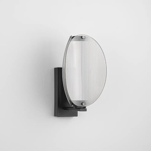 Nova Luce Kouřově šedé nástěnné LED světlo Noir 20 cm