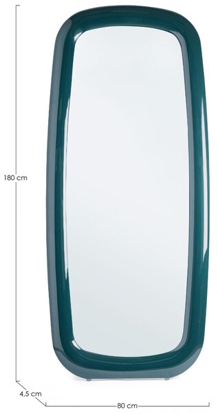 Bizzotto Zelené stojací zrcadlo Otilia 180 x 80 cm