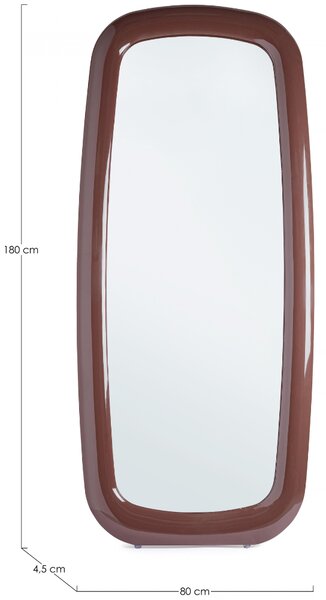 Bizzotto Terakotové stojací zrcadlo Otilia 180 x 80 cm