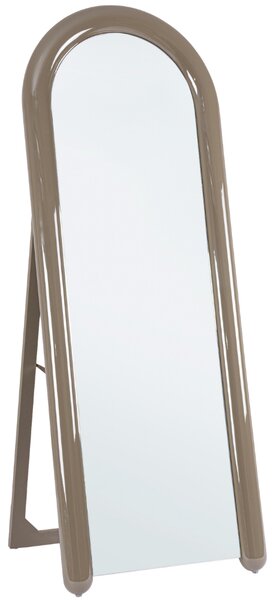 Bizzotto Hnědošedé stojací zrcadlo Otilia 160 x 60 cm