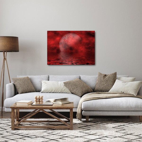 Obraz - Měsíc na hladině (70x50 cm)
