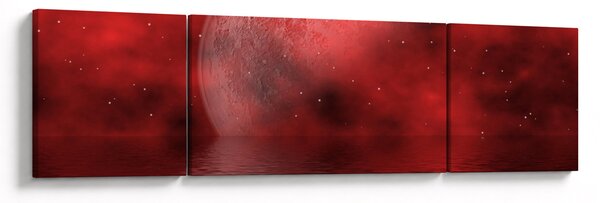 Obraz - Měsíc na hladině (170x50 cm)