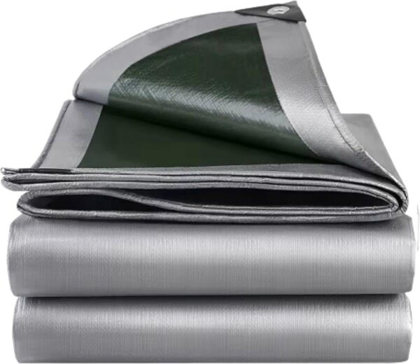 Krycí plachta Tavien – 180 g/m² PE – Na zahradní nábytek, bazén, dřevo, auto a lo – Vododolná – Odolná proti povtrnostním vlivm – 200 × 300 cm – Zelená – Stavební plachta – Krycí plachta – Ochranný obal